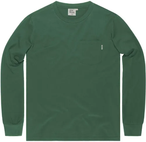 Vintage Industries Grant Pocket Langarmshirt, grün, 2XL - Übergangsjacken mit normaler Passform und Brusttasche, ideal für lässige Outfits und den Alltag.
