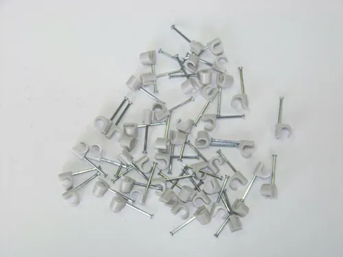 St. Nagelschellen Iso-Schelle m. Nagel Kabelschelle 7-10 mm Kopp grau K3 50