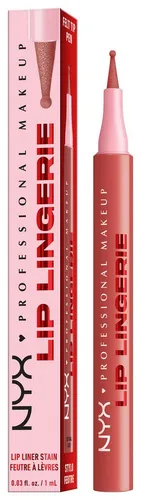 NYX Lip Lingerie Lipliner Waterproof Nr. 9 - Send Nudes - Der wasserfeste Lipliner für präzise Lippenkonturen. Erlebe ganztägigen Halt und eine leichte Formel, die sich angenehm anfühlt. Ideal zum Definieren und Füllen deiner Lippen in einem sexy Nude-Ton.