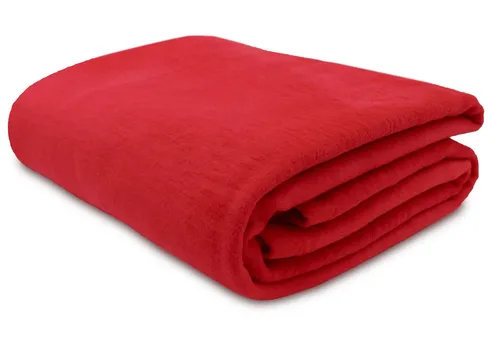 ZOLLNER Kuscheldecke 150x200 cm in rot von Zollner