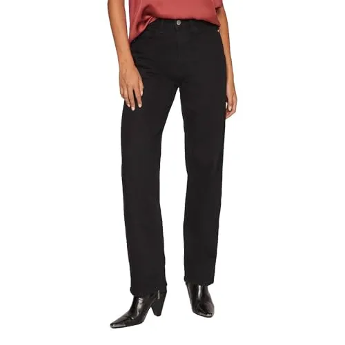 Vila VIKELLY JAF HW Straight Jeans-NOOS - Jeans im fünf-Pocket-Stil, gerade geschnitten mit hochwertigem Reißverschluss und Knopf, ideal für einen lässigen Look.