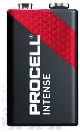 PROCELL Intense 9V Block-Batterie Alkali-Mangan 628 mAh 9V