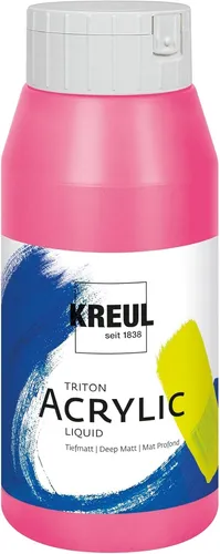 KREUL Acrylfarbe SOLO Goya TRITON neon pink 750 ml