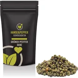 1kg Pfeffer Grün Pfeffergewürz Luftgetrocknet Gewürumühle natürlich vom Hanse&Pepper Gewürze