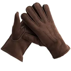 Reissner Lammfelle Lederhandschuhe in braun von Reissner Lammfelle