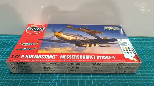 Airfix P-51D Mustang vs Messrschmitt Bf108F-4