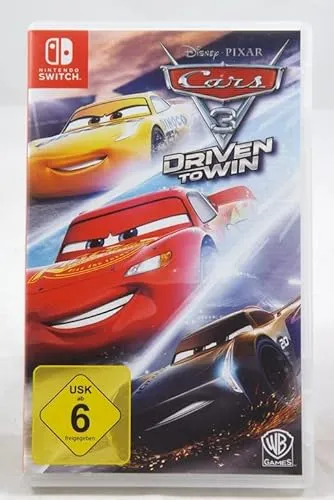 Cars 3 - Driven to Win für Nintendo Switch - Rennspiel für die ganze Familie, erlebe über 20 spektakuläre Strecken und meistere spannende Herausforderungen mit Lightning McQueen und Cruz Ramirez!