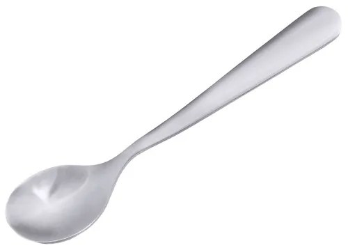 Senflöffel, aus Edelstahl 18/0, hochglänzend, 8,5 cm Länge