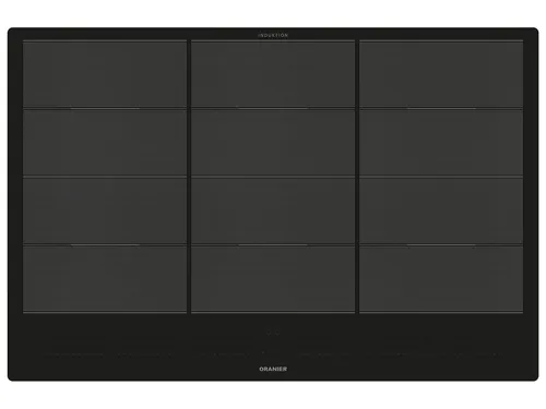 Oranier FLI680 Induktionskochfeld 80 cm - Flächen-Induktionskochfeld mit Multi-Slider-Bedienung, rahmenlos und hoodCON ready - ideal für moderne Küchen und effizientes Kochen.