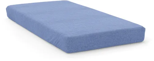 SETEX Spannbettlaken Frottee, mittelblau, B:180cm L:200cm