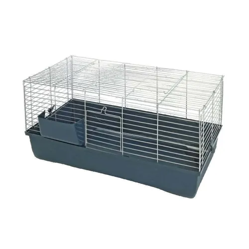 Käfig Sonny - Idealer Käfig für Meerschweinchen und Hamster - Käfige, Auslauf & Gehege mit praktischer Heuraufe für frisches Futter und klappbarem Gitter für einfachen Zugang und Reinigung.