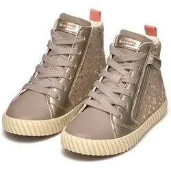 Geox Mädchen J Mirroless Girl Sneaker, Beige, 25 EU von Geox