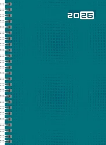 rido/idé Buchkalender Mod. futura 2 '26 | A5, Papier, petrol