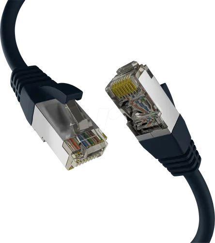EFB CAT8.1 SCHWARZ 5m RJ45 PATCHKABEL S/FTP PIMF