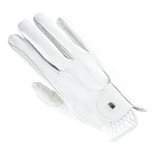 Roeckl Sports Reithandschuh ROECK-Grip LITE, Turnier Sommer Handschuh, Weiß 8