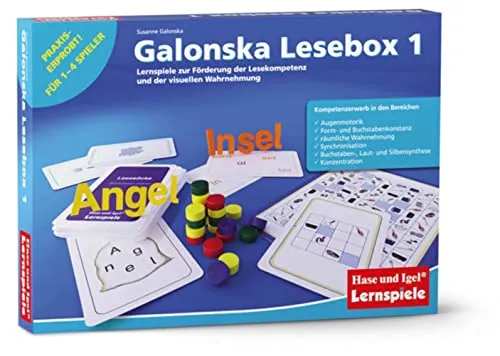 Galonska Lesebox 1 - Hase und Igel - Gesellschaftsspiel von Hase und Igel, fördert Kreativität und Teamarbeit für spannende Spielabende.