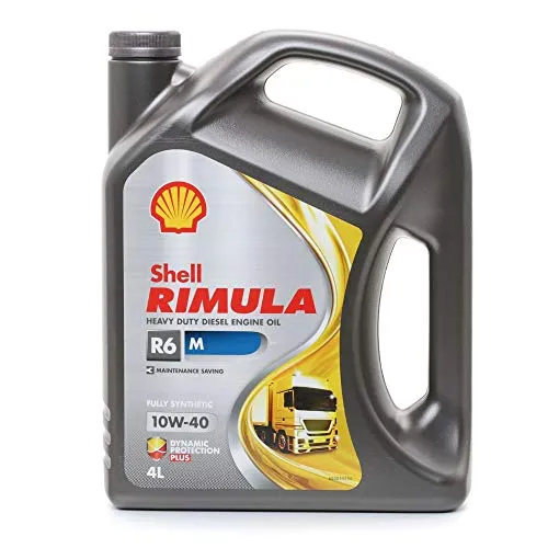 SHELL Motoröl 10W-40 Rimula Synthetiköl Motor Öl ACEA E4 ACEA E7 API CF R6 M 4L Kompatibel mit MERCEDES-BENZ C-Klasse Limousine W204 E-Klasse Limousine W211 C-Klasse T-modell S204 A-Klasse W169