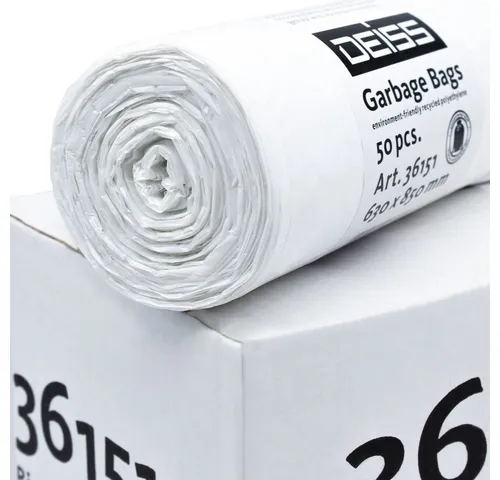 Deiss Fangsack DEISS LDPE Müllsäcke 80 Liter - Müllsäcke aus robustem LDPE, ideal für große Abfallmengen und besonders reißfest.