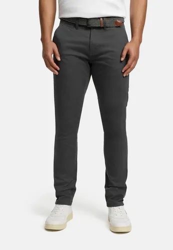 Indicode Chinohose Herren Eary Chino Hose Herrenhose aus elastischer Baumwoll-Qualität, inkl. Gürtel
