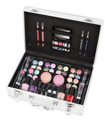 Schmink-Koffer Make Up Set Darling - 43-tlg. vegane Kosmetik - Schminkkoffer mit 43 Teilen, enthält vegane Kosmetik für jeden Look. Perfekt für unterwegs und als Geschenkidee für besondere Anlässe.