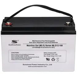 Sunstone 12V 100AH 10hr zyklenfest Gel Solar Batterie PV Speicher für EPS Notbeleuchtung