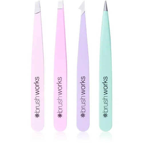 Brushworks Tweezer Set Pastel Pinzetten-Set