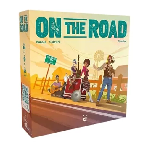 On the Road - Das Festivalspiel - Gesellschaftsspiel für Hobbymusiker, strategisches Gameplay für den Auftritt auf dem Sunshine Festival und um neue Fans zu gewinnen.