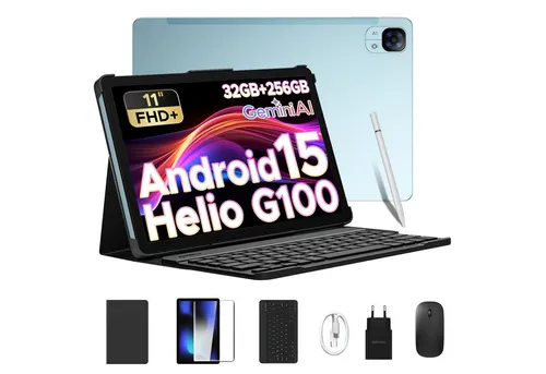 DOOGEE Tab E3 Android 15 AI Tablet mit Tastatur und Stift von Doogee