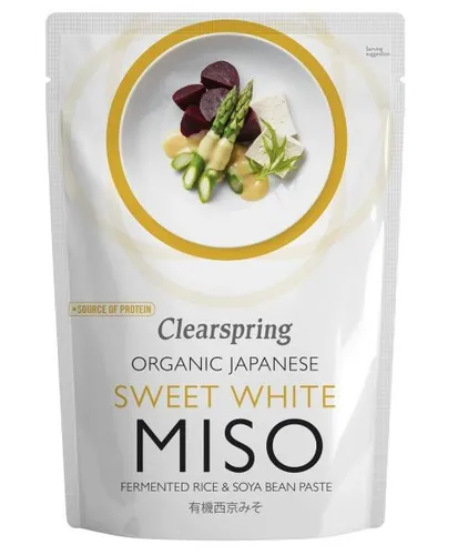Clearspring Bio Süsses Weisses Miso Shiro Miso 250g Reis Sojabohnen Japan