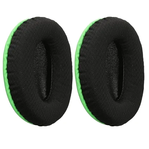 kwmobile 2X Ohrpolster kompatibel mit Kingston HyperX Cloud II/Cloud 2 / Cloud 1 Kopfhörer - Ersatz Ohr Polster für Overear Headphones