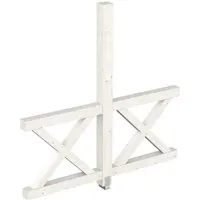 Skanholz Carport-Seitenwand Andreaskreuz, BxH:193x210 cm - Carport-Seitenwand mit dekorativen Andreaskreuzen, aus hochwertigem Konstruktionsvollholz gefertigt, ideal für freistehende Terrassenüberdachungen und sorgt für Stabilität und Stil.