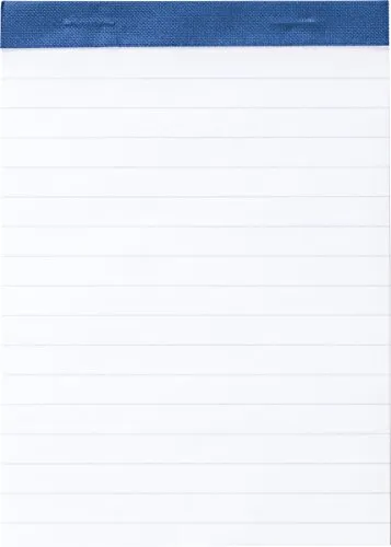 Brunnen 1055331 Notizblock (A6, linier, 50 Blatt, geheftet und perforiert, 60g/m²)