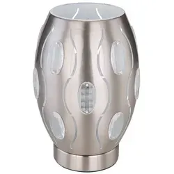 Tischleuchte Kristallleuchte Designlampe nickel matt - Tischleuchten für stilvolles Ambiente, mit Acrylkristallen für tollen Lichteffekt. E27 Fassung, ideal für LED-Leuchtmittel und sorgt für Wohlfühlstimmung.