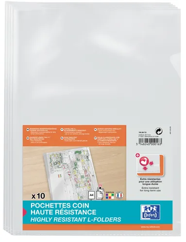 ELBA Sichthüllen, transparent, DIN A4, aus PVC, farblos 10
