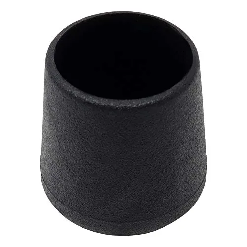 Adsamm® / 4 x Stuhlbeinkappen/Schwarz/ø 27-29 mm/Rund/Schutzkappen für Stuhlbeine/Rohrkappen für runde Sesselfüße