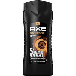 Axe Dark Temptation Duschgel 400 ml - Hautpflegemittel: Duschgel für Männer, reinigt sanft und hinterlässt einen unwiderstehlichen Duft, der Ihre Sinne belebt und das Duschen zum täglichen Ritual macht.