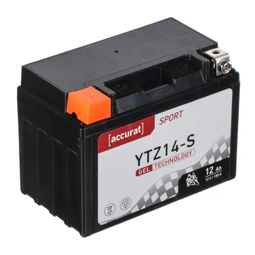 12V 12Ah YTZ14-S Gel Motorradbatterie Roller Batterie Akku DIN 51101 YG14ZS BS