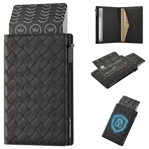 ProWallet Kartenetui Slim – 8 Karten und geldscheine