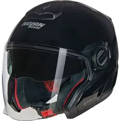 Nolan N40-5 Classico Jethelm - Schwarz - L - Motorradhelm mit Airbooster-Technologie für optimale Belüftung und Komfort. Ultraweites, kratzfestes Visier bietet hervorragende Sicht und Sicherheit auf allen Fahrten.