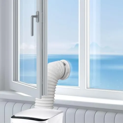 Mobile Klimaanlage Fensterabdichtung – Fensterdurchführung Ø135 Schlauch | Mende Systems DIY Set 5-20mm