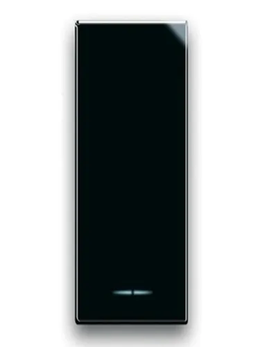 Schalter Life S44 Farbe Schwarz 1P 16AX Beleuchtete Fertig Glänzend 1M