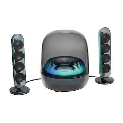 Harman Kardon SoundSticks 5 schwarz - Connected Speaker mit Bluetooth-Übertragung, beeindruckendem Design und erstklassigem Klang für ein unvergessliches Hörerlebnis.