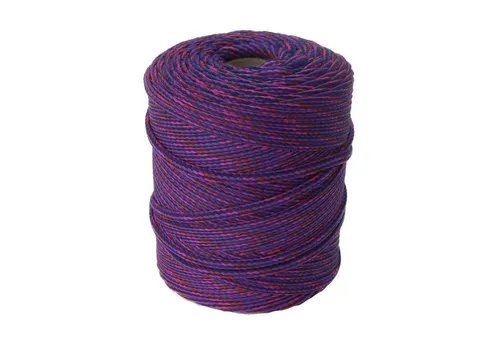 maDDma Seil 100m Polyester-Schnur Kordel 4mm, mehrfarbig, verschiedene Farben, blau/lila/rot/pink