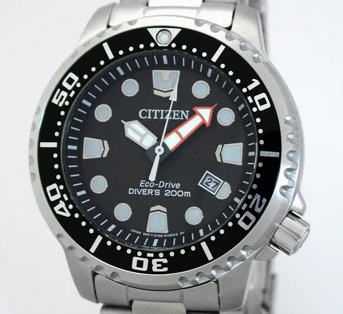 Citizen ECO-DRIVE PROMASTER DIVER'S Taucheruhr Stahl + Kunststoffband BN0150-10E