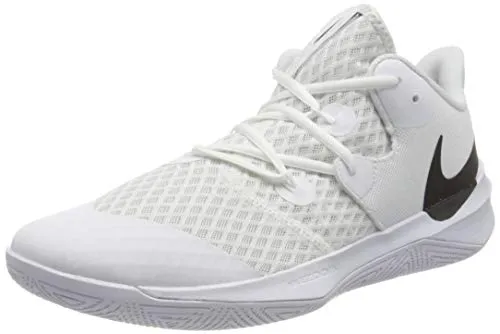 Nike Zoom Hyperspeed Indoor-Sportschuhe für Herren - Weiß EU 44 1/2 - Volleyballschuhe mit rutschhemmender Sohle und atmungsaktivem Obermaterial für optimalen Komfort und Leistung auf dem Spielfeld.