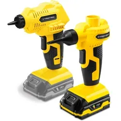 TROTEC Akku Kompressor PCPS 11/12‑20V – 7 bar, 10-teiliges Adapter-Set, LED-Licht