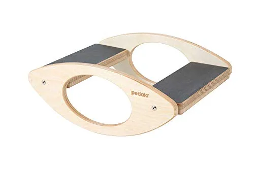 pedalo® Step-Wippbrett – Gleichgewichtstraining für Stabilität - Balanceboard für Sportler und Rehabilitation, belastbar bis 150kg, mit Antirutsch-Oberfläche für sicheren Halt und effektives Gleichgewichtstraining.