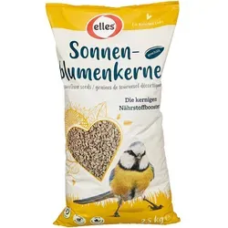 Elles Wildvogelfutter Sonnenblumenkerne geschält 2,5 kg von Elles