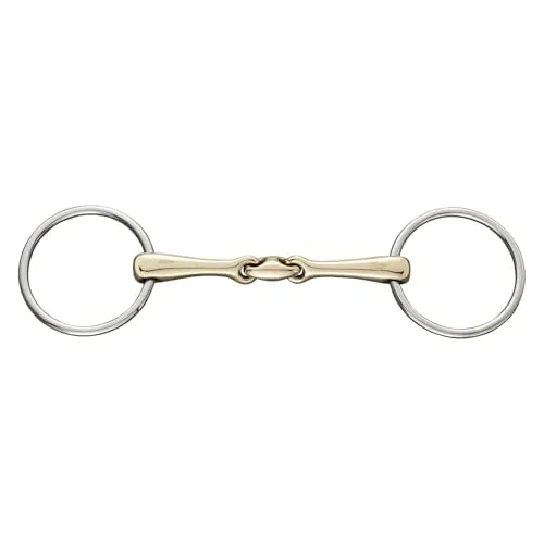 Sprenger KK-Ultra mit ES-Ringen 16mm - SENSOGAN - Olivenkopfgebiss für Pferde mit anatomisch angepasstes Mundstück, bietet verbesserte Einwirkung und feinere Hilfengebung für optimale Anlehnung.