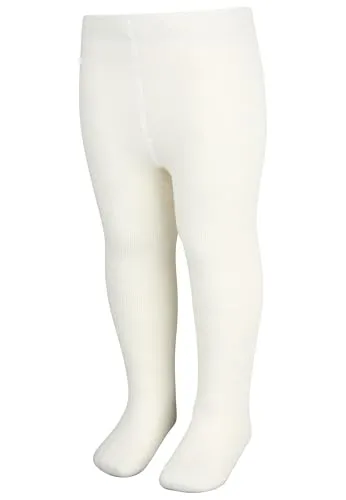 Sterntaler Baby Strumpfhose Unisex – mit Innenfutter – weiches Baumwollmix-Material mit Elasthan – ecru, Größe 80